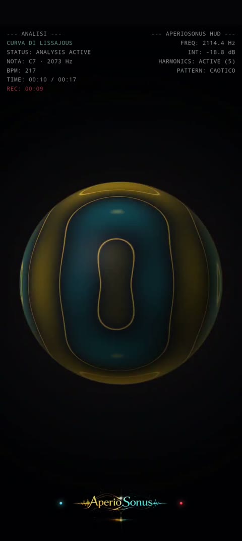 Forma solida generata da un suono naturale